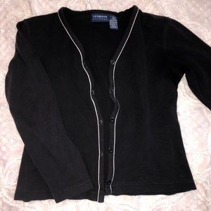 Black Button Up Liz Claiborne Sweater